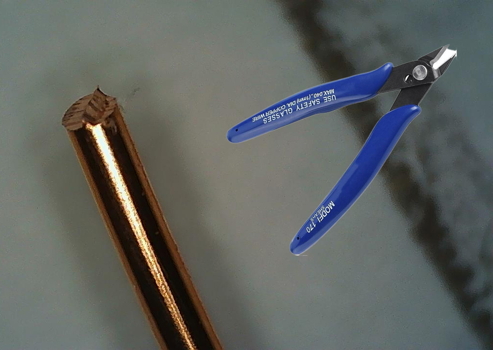 Plato Model 170-2 flush cutter copper wire cut